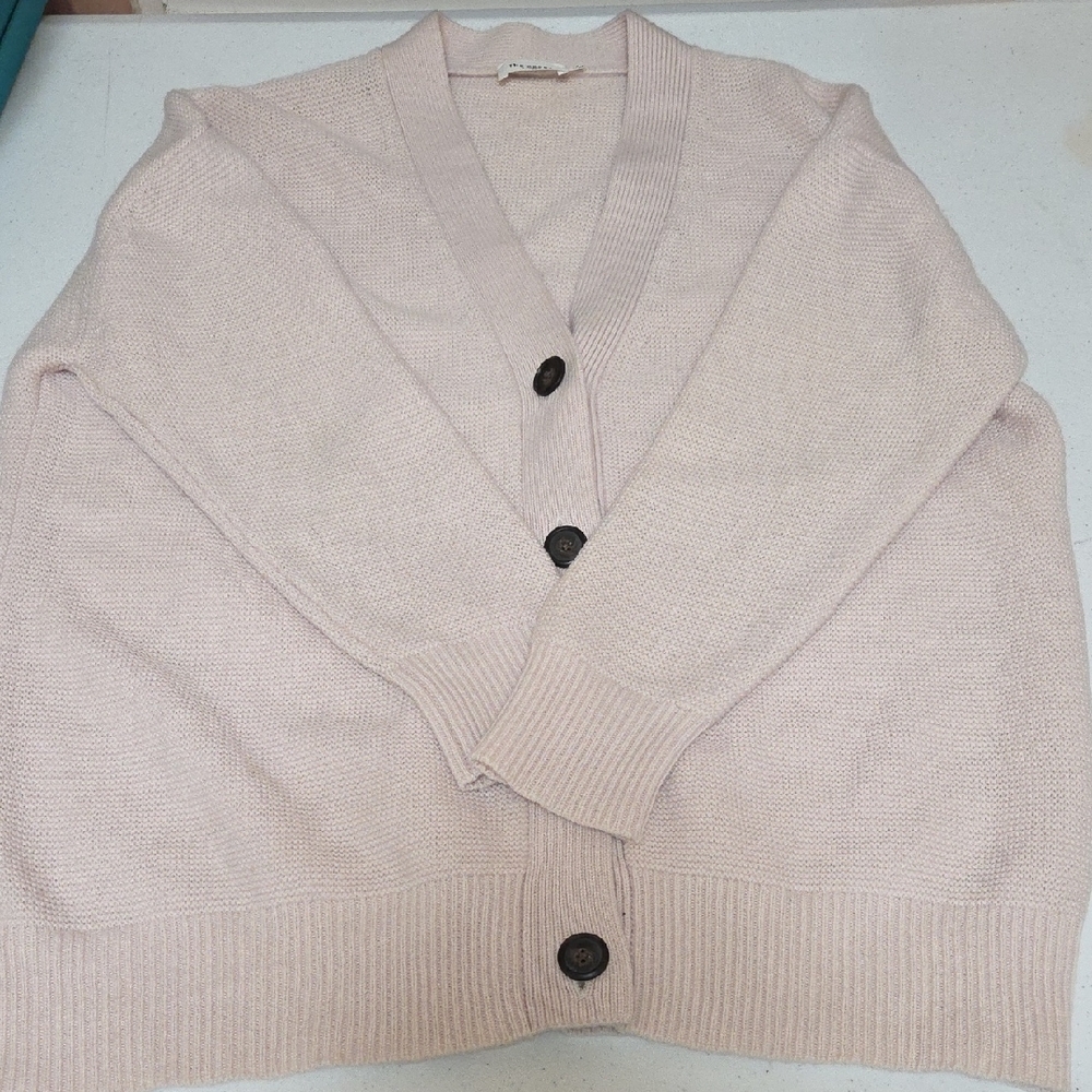 The Reset R Label Wool Cashmere Blend beige Knit Sweater. Size XS &  fits Size S